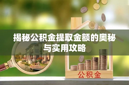 肥东揭秘公积金提取金额的奥秘与实用攻略